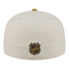 Boston Bruins New Era Colorpack Two-Tone 59FIFTY Fitted Hat - Cream/Tan | New Era on sale