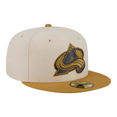 Colorado Avalanche New Era Colorpack Two-Tone 59FIFTY Fitted Hat - Cream/Tan | New Era discount