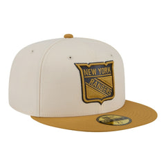 New York Rangers New Era Colorpack Two-Tone 59FIFTY Fitted Hat - Cream/Tan | New Era near me