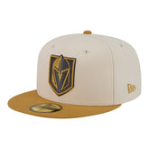 Vegas Golden Knights New Era Colorpack Two-Tone 59FIFTY Fitted Hat - Cream/Tan | New Era discount