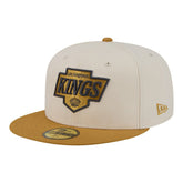 Los Angeles Kings New Era Colorpack Two-Tone 59FIFTY Fitted Hat - Cream/Tan | New Era discount