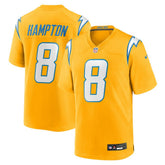 Omarion Hampton Los Angeles Chargers Alternate Charger Power Game Player Jersey - Gold - Nike