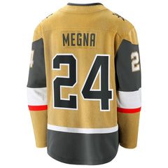 Jaycob Megna Vegas Golden Knights Fanatics Home Breakaway Jersey - Gold | Fanatics Lifestyle