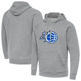 Orlando Magic Antigua New Logo Victory Pullover Hoodie Heather Gray