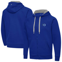 Orlando Magic Antigua New Logo Victory Full-Zip Hooded Sweatshirt Royal