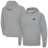 Orlando Magic Antigua New Logo Victory Full-Zip Hooded Sweatshirt Heather Gray