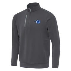 New Era Orlando Magic Antigua New Logo Generation Quarter-Zip Pullover Top Pewter
