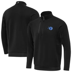 New Era Orlando Magic Antigua New Logo Generation Quarter-Zip Pullover Top Black