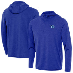 Orlando Magic Antigua New Logo Tidy Quarter-Zip Hoodie Heather Royal