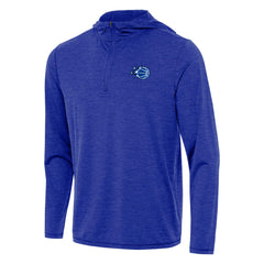 Orlando Magic Antigua New Logo Tidy Quarter-Zip Hoodie Heather Royal