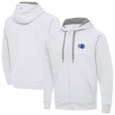 Orlando Magic Antigua New Logo Tall Victory Full-Zip Hooded Sweatshirt White