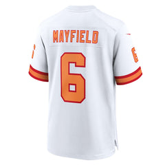 Baker Mayfield '76 Tampa Bay Buccaneers 50th Season Game Jersey - White - Nike