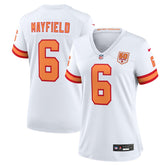 Baker Mayfield '76 Tampa Bay Buccaneers Women's 50th Season Game Jersey - White - Nike