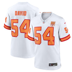Lavonte David '76 Tampa Bay Buccaneers 50th Season Game Jersey - White - Nike