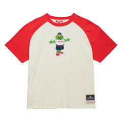 Boston Red Sox Mitchell & Ness Women's Boyfriend Raglan T-Shirt Discount