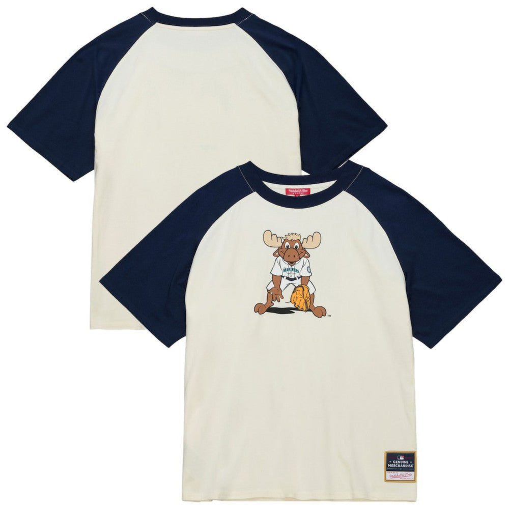 Seattle Mariners Mitchell & Ness Women's Boyfriend Raglan T-Shirt Outlet