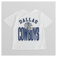 Dallas Cowboys Gameday Couture Women's Oversized Classic Fierce Focus T-Shirt - White - NFL