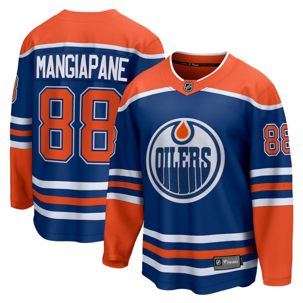 Andrew Mangiapane Edmonton Oilers Fanatics Home Breakaway Jersey - Royal | Fanatics on sale