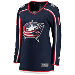 Miles Wood Columbus Blue Jackets Fanatics Women's Home Breakaway Jersey - Navy | Fanatics Clearance