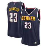 Fanatics Cameron Johnson Denver Nuggets Youth Fast Break Replica Jersey Navy Icon Edition