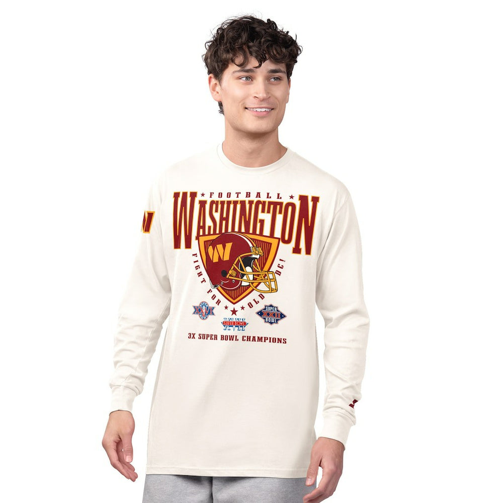 Washington Commanders Starter Champions Long Sleeve T-Shirt - Cream - NFL
