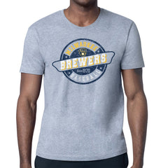 Milwaukee Brewers Starter Route 66 Team Logo T-Shirt Discount