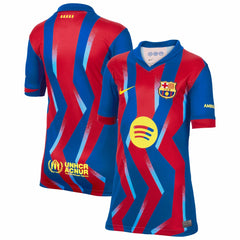 Nike - Barcelona Youth 2025/26 Fourth Replica Jersey - Blue