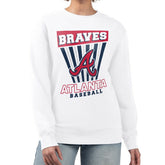 Atlanta Braves Starter Women's Poster Print Team Fleece Pullover Sweatshirt Near Me
