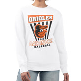 Baltimore Orioles Starter Women's Poster Print Team Fleece Pullover Sweatshirt for sale
