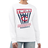 Minnesota Twins Starter Women's Poster Print Team Fleece Pullover Sweatshirt Discount