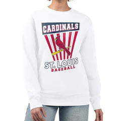 St. Louis Cardinals Starter Women's Poster Print Team Fleece Pullover Sweatshirt for sale