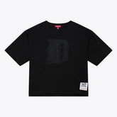 Detroit Tigers Mitchell & Ness Women's Cooperstown Collection Phantom Cropped T-Shirt Outlet