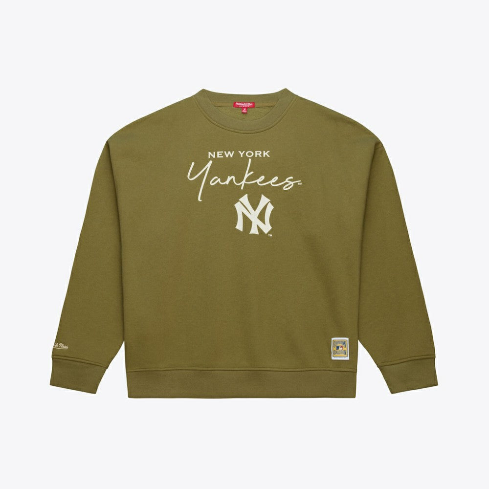 New York Yankees Mitchell & Ness Women's Cooperstown Collection Fleece Sweatshirt Online
