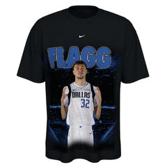 Nike Cooper Flagg Dallas Mavericks Unisex New Faces x New Places T-Shirt Black