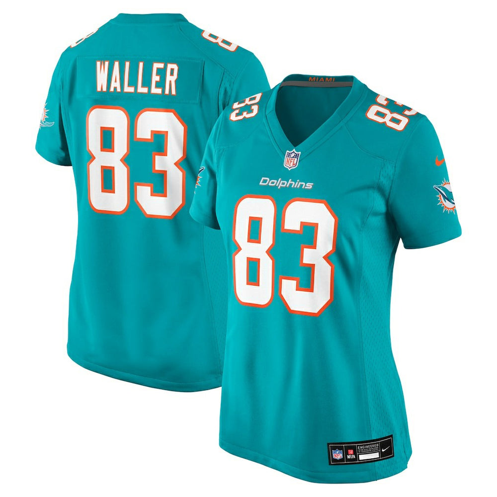 Darren Waller Miami Dolphins Women's Team Game Jersey - Aqua - Nike