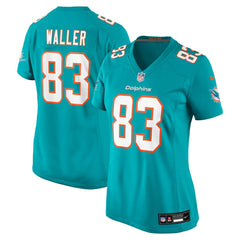 Darren Waller Miami Dolphins Women's Team Game Jersey - Aqua - Nike