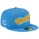 Los Angeles Chargers New Era Born x Raised 59FIFTY Fitted Hat - Powder Blue - NFL