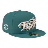 Philadelphia Eagles New Era Born x Raised 59FIFTY Fitted Hat - Midnight Green - NFL