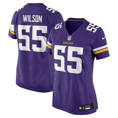 Eric Wilson Minnesota Vikings Women's Team Game Jersey - Purple - Nike