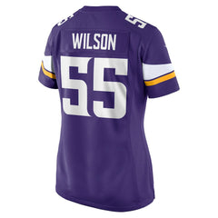 Eric Wilson Minnesota Vikings Women's Team Game Jersey - Purple - Nike