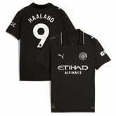 Puma - Erling Haaland Manchester City Youth 2025/26 Away Replica Player Jersey - Black