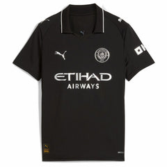 Puma - Erling Haaland Manchester City Youth 2025/26 Away Replica Player Jersey - Black