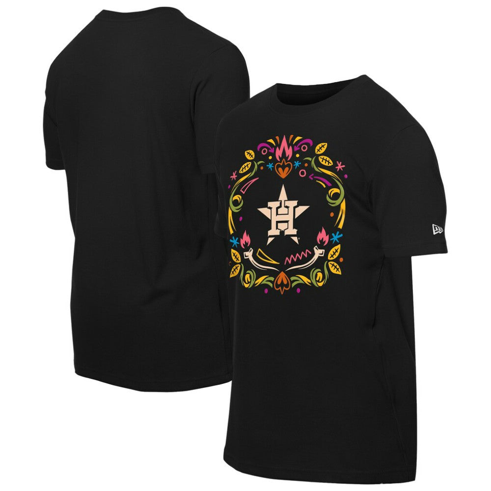 Houston Astros New Era Día de los Muertos T-Shirt Discount