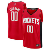 Fanatics Houston Rockets Fast Break Custom Jersey Icon Edition Red