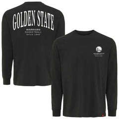 Golden State Warriors Sportiqe Unisex Athletic Club Collection Sherwood Relaxed Fit Premium Long-Sleeve T-Shirt Anthracite