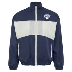 New York Knicks Sportiqe Unisex Athletic Club Collection Senna Premium Lightweight Full-Zip Jacket Blue