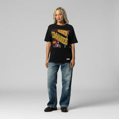 Washington Commanders Women's Team Dynamic Boyfriend T-Shirt - Black - Mitchell & Ness