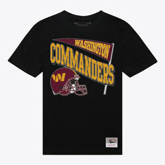 Washington Commanders Women's Team Dynamic Boyfriend T-Shirt - Black - Mitchell & Ness