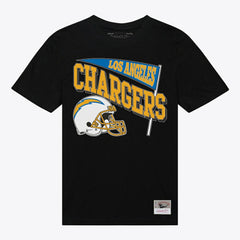 Los Angeles Chargers Women's Team Dynamic Boyfriend T-Shirt - Black - Mitchell & Ness
