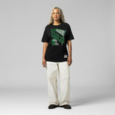 Philadelphia Eagles Women's Team Dynamic Boyfriend T-Shirt - Black - Mitchell & Ness
